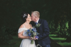 Kay park, bride and groom